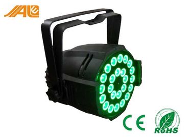 El ámbar blanco azulverde rojo RGBWA 5 en 1 par llevado 64 DJ equipara la iluminación de la demostración de la etapa de las latas