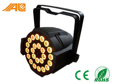 El ámbar blanco azulverde rojo RGBWA 5 en 1 par llevado 64 DJ equipara la iluminación de la demostración de la etapa de las latas