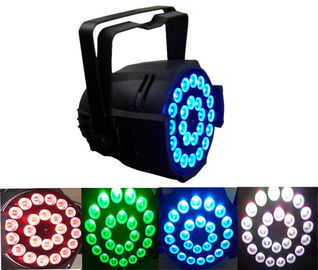 El ámbar blanco azulverde rojo RGBWA 5 en 1 par llevado 64 DJ equipara la iluminación de la demostración de la etapa de las latas