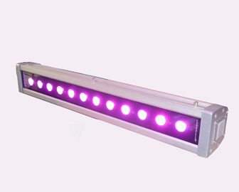 IP65 luz DMX512 3Ch/6CH de la etapa al aire libre del lavado de la pared de la prenda impermeable 12 x 8w RGBW LED