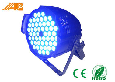El alto par del lumen 54PCS 3W LED puede las luces que el multicolor de iluminación DJ del par 64 efectúa el control ligero CE&RoHS de 162W DMX 512 la lámpara