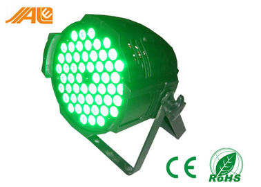 El alto par del lumen 54PCS 3W LED puede las luces que el multicolor de iluminación DJ del par 64 efectúa el control ligero CE&RoHS de 162W DMX 512 la lámpara