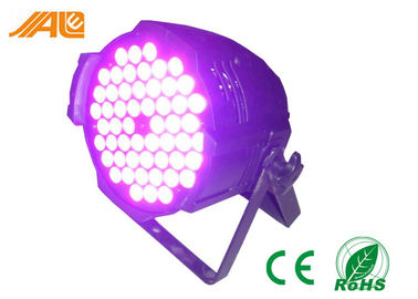 El alto par del lumen 54PCS 3W LED puede las luces que el multicolor de iluminación DJ del par 64 efectúa el control ligero CE&RoHS de 162W DMX 512 la lámpara