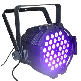 el par ULTRAVIOLETA de 36pcs 3W LED puede etapa profesional de las luces que enciende la CA 110V - 240V DMX512 8CH