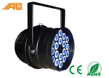 18 el par interior de x 3W/9w RGB 3in1 LED puede lámpara llevada las luces de la etapa del par 64 DMX para el disco