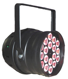 18 el par interior de x 3W/9w RGB 3in1 LED puede lámpara llevada las luces de la etapa del par 64 DMX para el disco