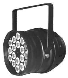 18 el par interior de x 3W/9w RGB 3in1 LED puede lámpara llevada las luces de la etapa del par 64 DMX para el disco