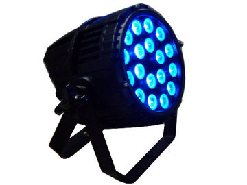 La etapa de iluminación al aire libre del par de la prenda impermeable del alto lumen LED Par18x10w Rgbw 4in1 Ip65 se enciende