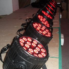 Iluminación profesional al aire libre ahorro de energía de la etapa de la luz 18 x 10w RGBWA del par del LED