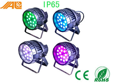 18 coloridos x 10w Rgbw 4 en 1 lámpara al aire libre del par del LED con la iluminación blanca azulverde roja del enfoque
