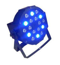 18 x 3W RGB llevaron la luz plana/las luces interiores llevadas 7CH DMX del par de DJ de la etapa del par 64
