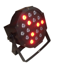 18 x 3W RGB llevaron la luz plana/las luces interiores llevadas 7CH DMX del par de DJ de la etapa del par 64