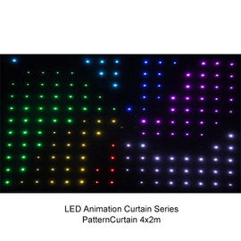 P9 a todo color a la cortina video de P20 4 x 3M LED, pantalla llevada suave flexible 200w de la etapa