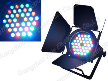 El PAR multi llevado Rgb del punto del Pin del par 64 LED del Barndoor 36 x 3W de DMX 512 puede efectuar luces