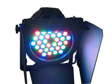 El PAR multi llevado Rgb del punto del Pin del par 64 LED del Barndoor 36 x 3W de DMX 512 puede efectuar luces