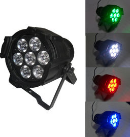 7 x 10w Rgbw 4in1 llevaron luces móviles de la etapa del disco de la cabeza 64/luces de la boda