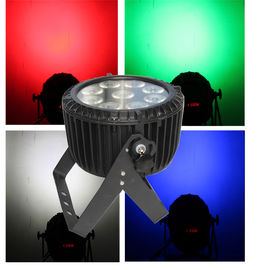 El par llevado prenda impermeable al aire libre de Ip65 9pcs 10w Rgbw 4in1 puede 64 con seis efectos del arco iris