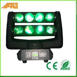 Efectúe el efecto principal móvil ligero llevado Rgbw DMX 512 del haz de la araña 10w