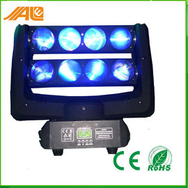Efectúe el efecto principal móvil ligero llevado Rgbw DMX 512 del haz de la araña 10w