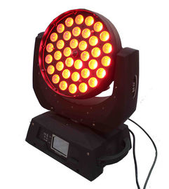 la luz principal móvil llevada ultravioleta del punto de 18w Rgbwa con el enfoque, DJ efectúa luces