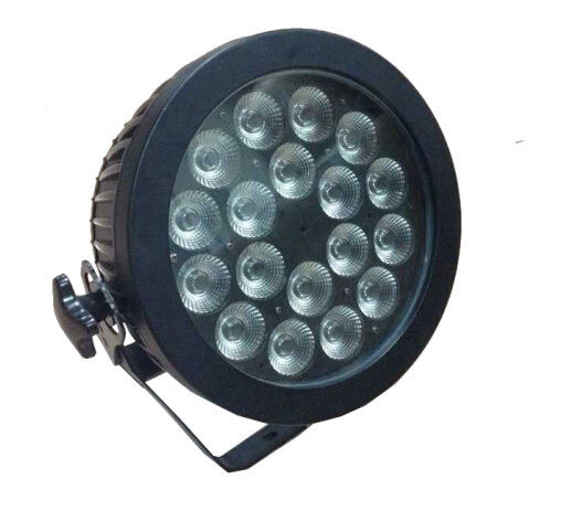 18pcs 4 en 1 par llevado al aire libre impermeable Ip65 para los acontecimientos RGBWA ULTRAVIOLETA