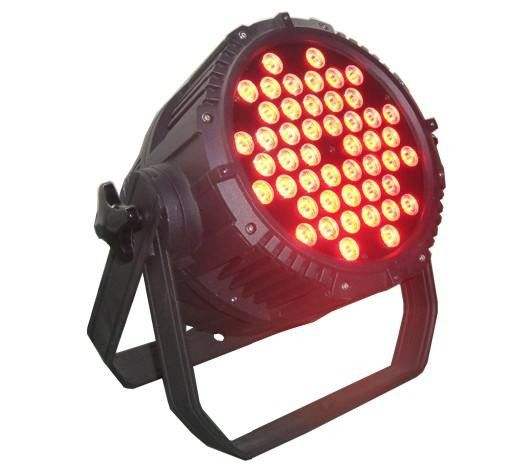 48pcs 3W llevó el Rgb que el par llevado al aire libre 64 DJ efectúa la aleación de aluminio de las luces