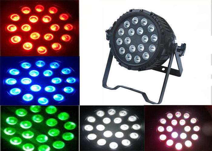 Ip65 impermeabilizan la luz llevada al aire libre ligera llevada 18x15w Rgbwa 5 del par en 1