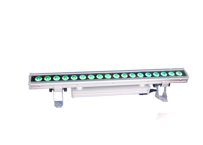 18pcs 6 en 1 luz de la etapa de la luz RGBWAUV del lavado de la pared del LED