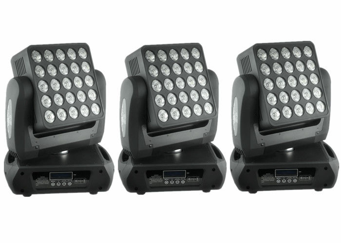 Remate a 1 CREE americano del alto lumen del plano 25 x 12w, color de RGBW que mezcla las luces principales móviles a DJ principal móvil de la luz/del cuadrado del LED