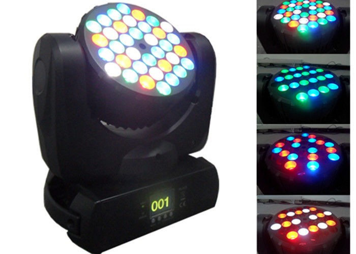 108w luz principal móvil del disco LED, 5 - luces principales móviles de DJ del ángulo de haz 60°
