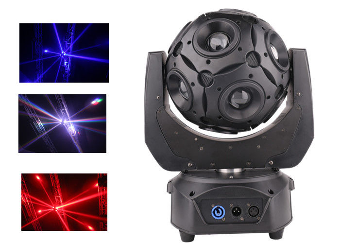 La cabeza móvil DJ del fútbol efectúa el efecto a todo color 50/60Hz de las gotas de las PC de las luces 200W 10
