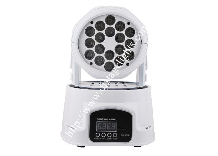 18x3W la luz principal móvil DJ efectúa luz llevada RGB para las barras, club nocturno del lavado de las luces la mini