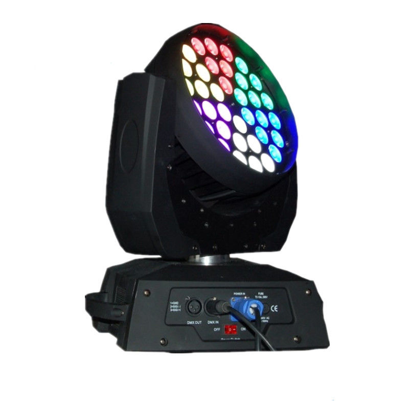 36 la cabeza móvil de la iluminación de la etapa de X 15W LED con la etapa silenciosa de la fan de Ringcontrol RGBWA se enciende