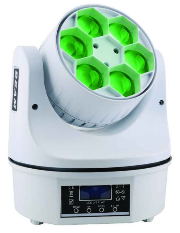 luz principal móvil RGBW 4 del ojo LED de la abeja 6pcs en 1 con las luces del haz del enfoque
