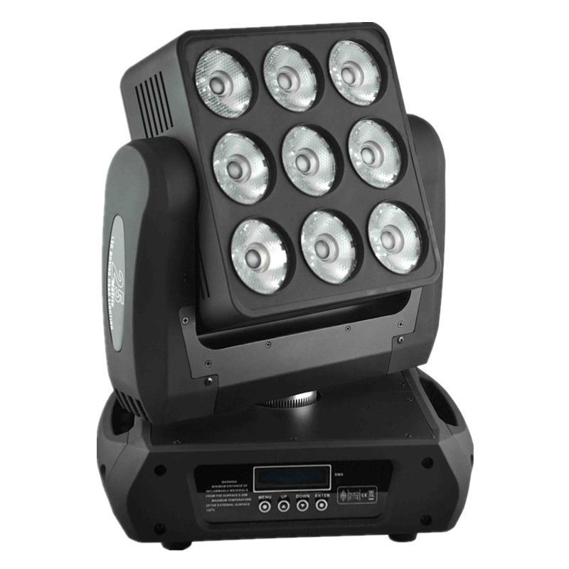 Alto Brithness 9 luces ligeras principales móviles de la matriz del haz de Sharpy del lavado del X12 W RGBW LED