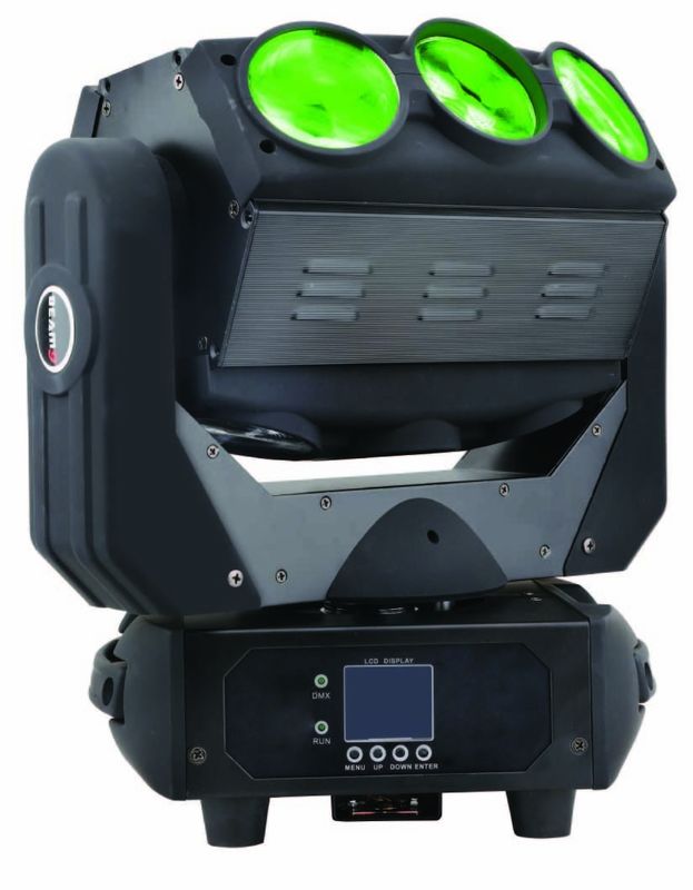 9 x 15 luz principal móvil 4 de W RGBW LED en 1 efecto del haz que amortigua luces fantasmas