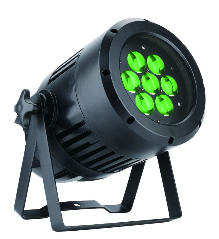 Par al aire libre profesional de 7Pcs LED, 110 W 4 en 1 par del enfoque de RGBW para la demostración
