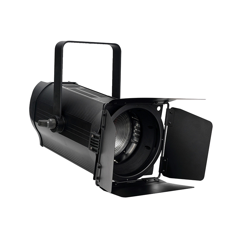 la etapa del teatro del punto de 200w Fresnel que enciende la vivienda negra Shell de las luces de 3200k o de 5600k Fresnel