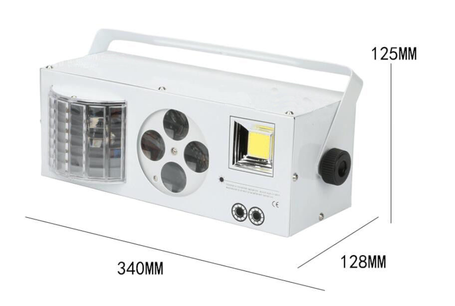 Linterna colorida AC100 - 240V 40W del estroboscópico del laser del efecto 4 in1