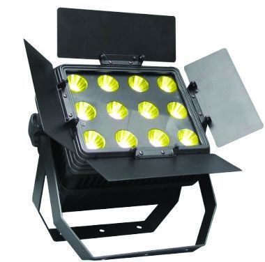 12 brillantes estupendos x 15w RGB 3 en 1 DMX llevaron la lavadora de la pared para la demostración de la etapa
