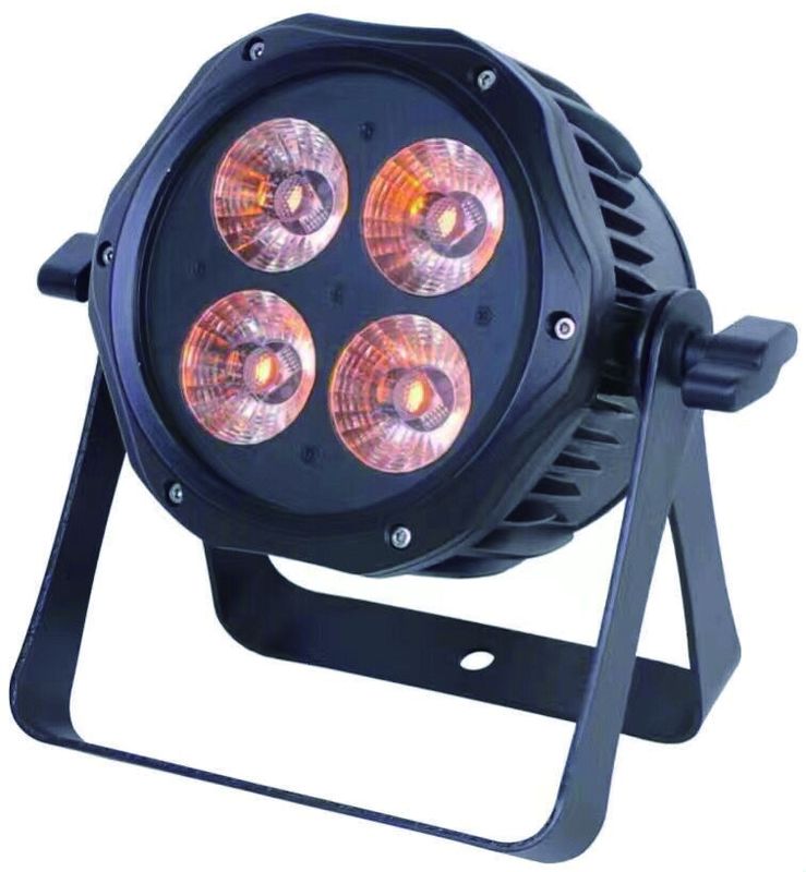 El par del modo automático 4PCS 40W LED puede las luces, 3 en luces llevadas RGB de 1 partido de disco