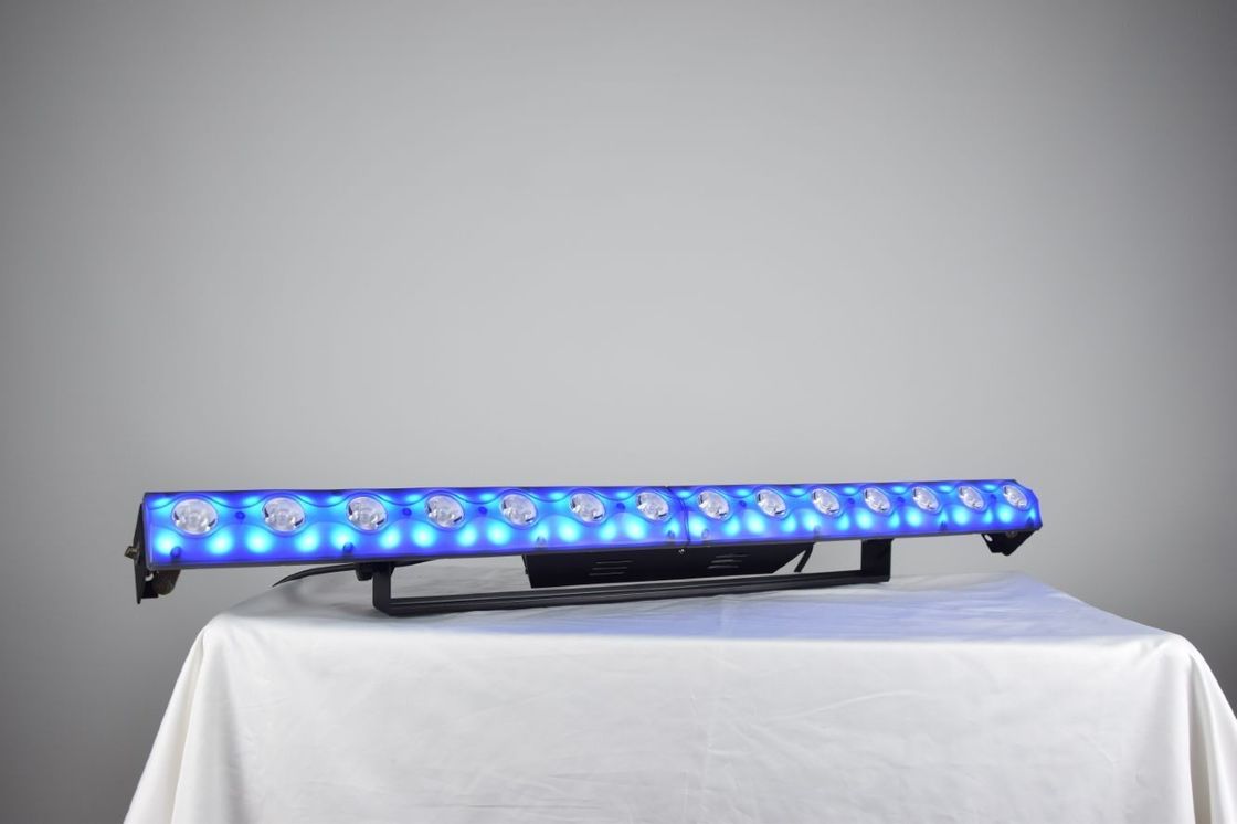 línea ligera luz del punto ligero del fondo de la boda de la lavadora de la pared de 14*3W RGB LED del contorno