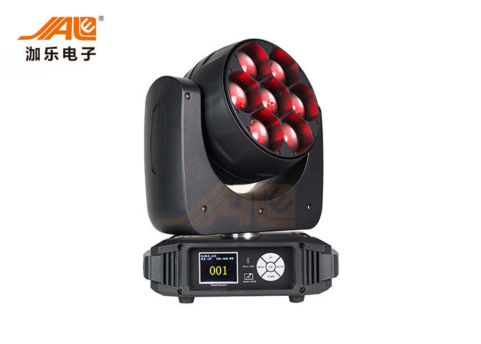 7*40W la etapa móvil del enfoque RGBW LED enciende la rotación 350°