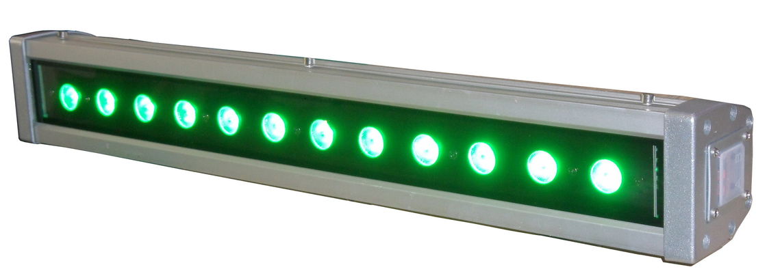 IP65 luz DMX512 3Ch/6CH de la etapa al aire libre del lavado de la pared de la prenda impermeable 12 x 8w RGBW LED