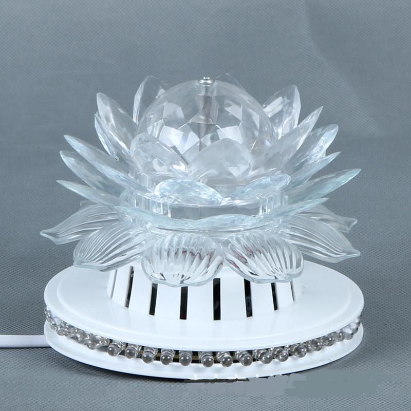 La etapa hermosa del disco enciende poca luz de Sun Lotus LED, 9W lámpara giratoria del girasol LED