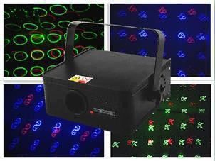 Mini etapa azul y roja del laser que enciende luces del partido del equipo de DJ con teledirigido
