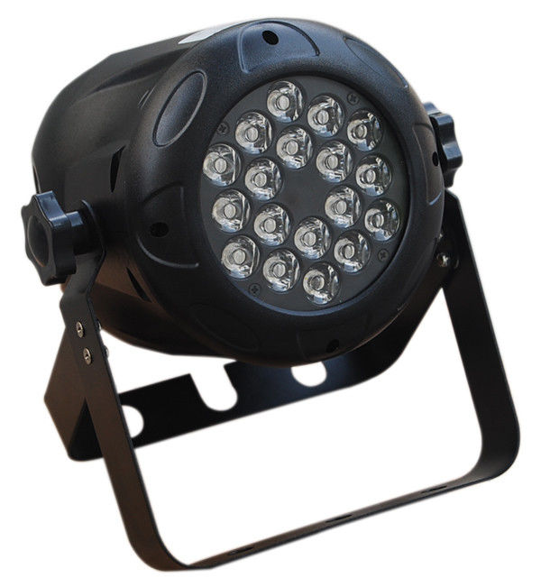 El plástico interior de 18 x 3W llevó el par brillo ligero de los accesorios de iluminación de la etapa de DJ/del disco alto
