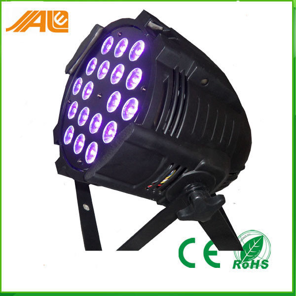 El nuevo par puede encender la luz llevada 6in1 ultravioleta de la etapa del disco del par de 18pcs 15w Rgbwa/la luz del par de Dmx