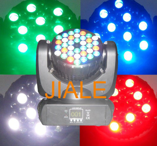 La etapa principal móvil llevada del haz de Sharpy enciende 36 x 3W Rgbw DMX512