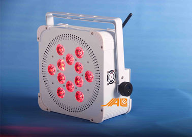 12pcs 15w Rgbaw 5 en 1 radio de la batería llevó poder de batería de las latas del par